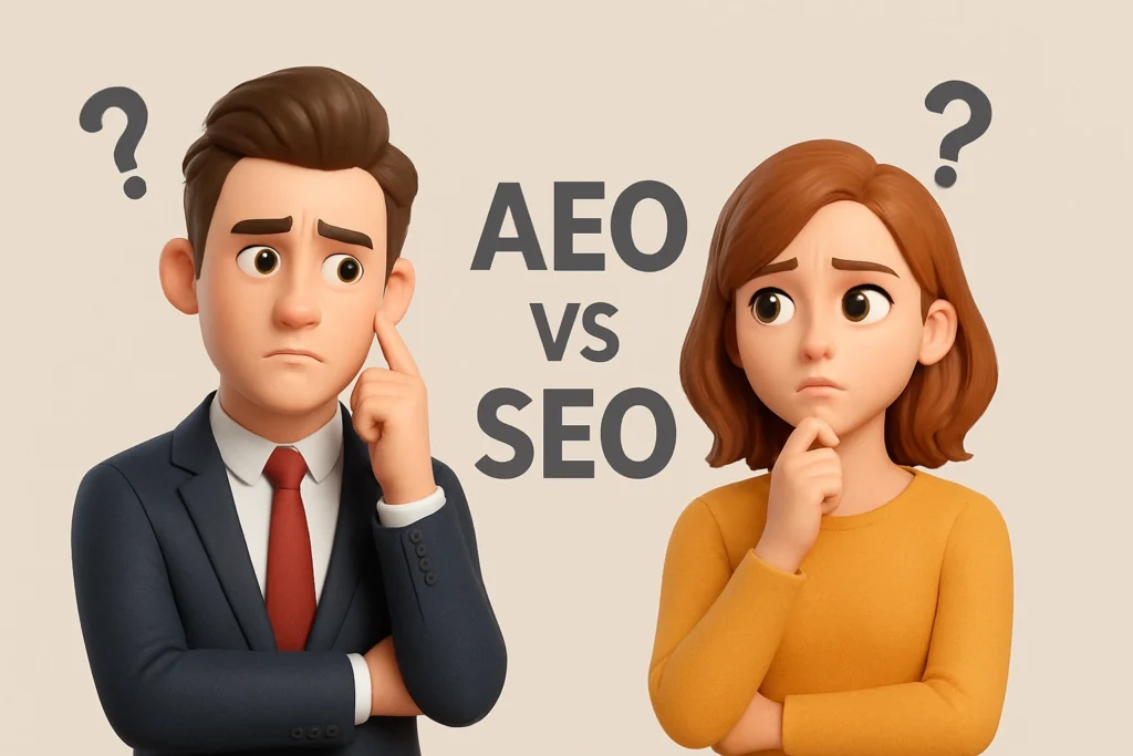 aeo vs seo freelance digital marketer in kannur
